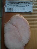 Rôti de porc cuit 4 tranches