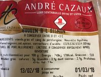 Boudin a l’oignon