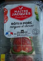 Rôti de porc merguez et chorizo