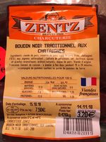 Boudin noir aux chataignes