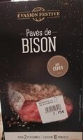 Pavés de bison aux cèpes