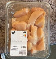 Dés de filer poulet
