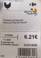 Aiguillettes de poulet
