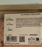 Crème forestière