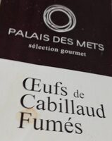 Oeufs de cabillaud fumés