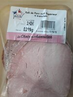 Rôti de porc cuit supérieur
