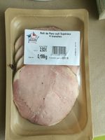 Rôti de porc cuit supérieur