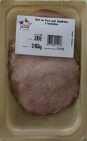 Rôti de porc cuit supérieur 4 tranches