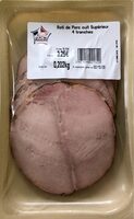 Rôti de porc cuit supérieur 4 tranches 202gr