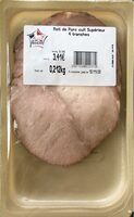 Rôti de porc cuit supérieur 4 tranches