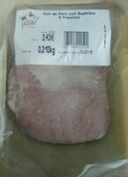 Roti de porc cuit supérieur