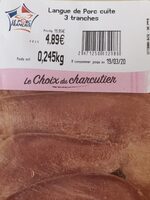 Langue de porc cuite