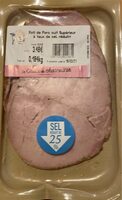 Roti de porc cuit superieur