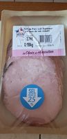 Rôti de porc cuit supérieur à taux de sel réduit