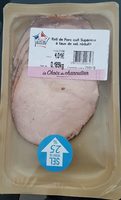 Rôti de porc cuit supérieur à taux de sel réduit