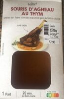 Souris d’agneau au thym