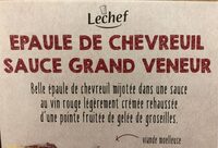 Epaule de chevreuil