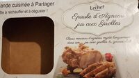Épaule d'agneau jus aux girolles