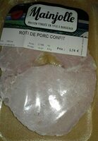 Rôti de porc confit