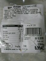 Saucisses à rôtir Diots