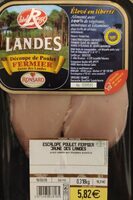 Escalope poulet fermier jaune des landes
