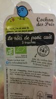 Rôti de porc cuit