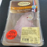 Côtes de porc cuites