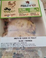 Hauts de cuisse de poulet olive/romarin