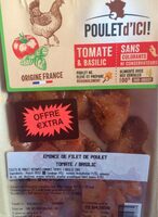 Emincé de filet de poulet tomate basilic