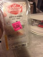 Roti de porc aux cepes
