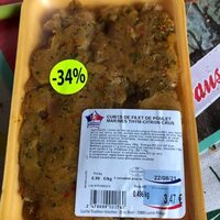 Filet de poulet mariné thym-citron