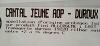 Cantal jeune Aop