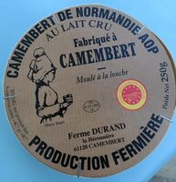 Camembert de Normandie aop
