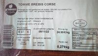 Tomme de BREBIS corse