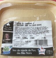 Terrine de campagne à l’ancienne port de blés noir