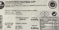 Abondance fruitière AOP