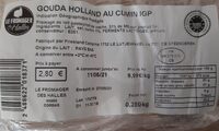 Gouda Holland Au Cumin