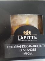 Foie gras de canard entier des Landes mi-cuit demi