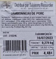 Jambonneau de porc