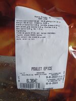 Poulet epice