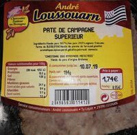 Pâte de campagne supérieur