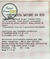 Chipolata nature x4