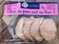Roti de porc cuit au four