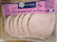 Rôti de porc cuit au four
