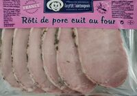 Rôti de porc cuit au four