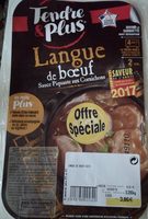 Langue de boeuf sauce piquante aux cornichons
