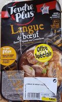 Langue de boeuf sauce piquante aux cornichons