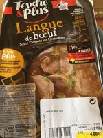 Langue de boeuf sauce piquante aux cornichons