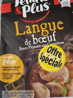 Langues de boeuf sauce piquante aux cornichons