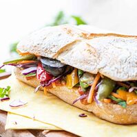 Sandwich végé aux légumes & pesto